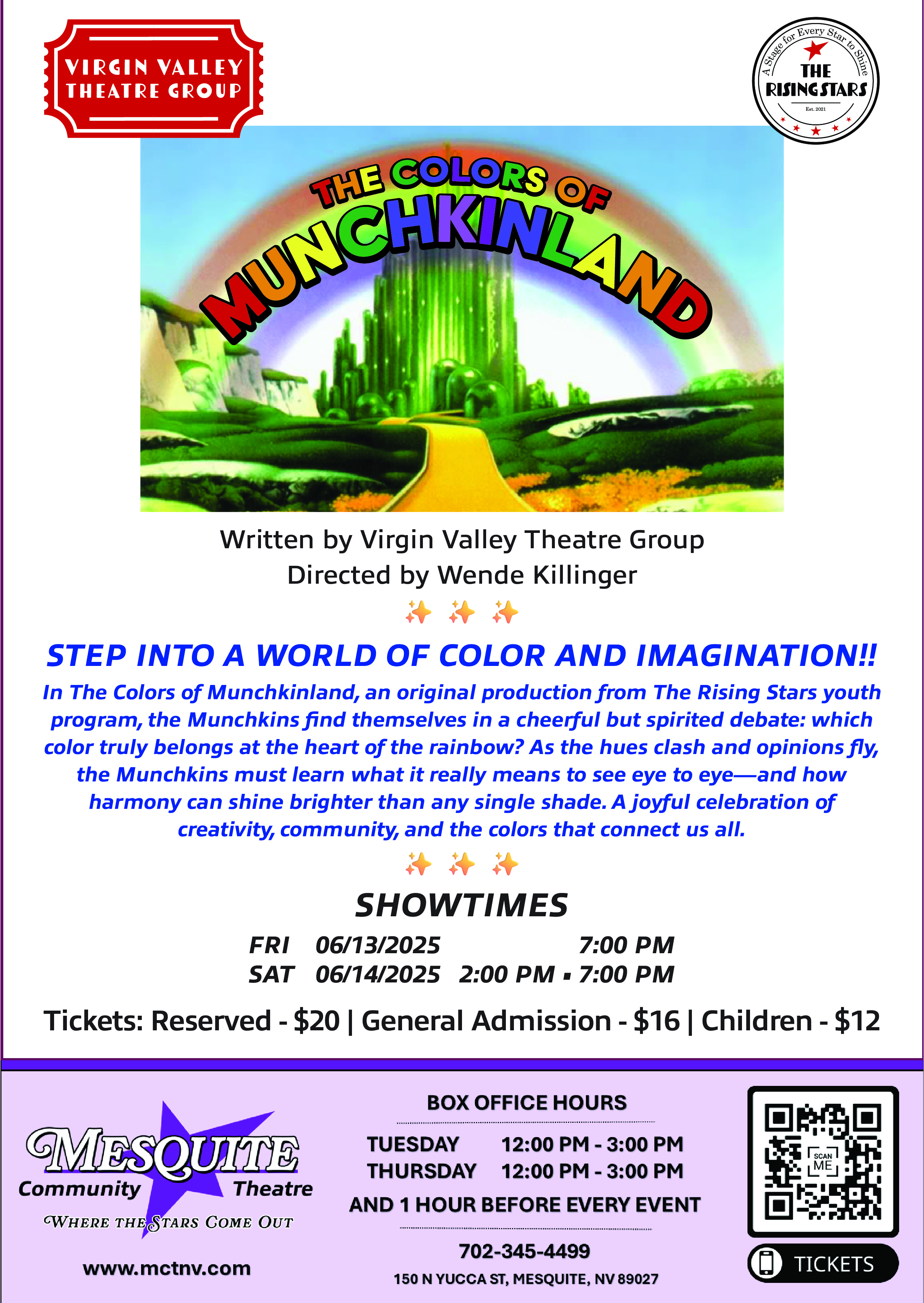 The Colors of Munchkinland flyer